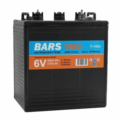Bars TRIO Deep Cycle 6V 260Ah T-145s  (261*181*292)